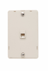 Modular Wall Mount Telephone Jack for Hanging Phones -- WMTE14LA