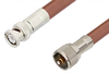 UHF Male to BNC Male Cable 36 Inch Length Using RG393 Coax, RoHS - PE34585LF-36 - Pasternack