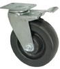 Total Locking Caster - Black Polyolefin - Model 4A - 4APB5x2-ML - Caster City, Inc.