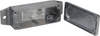 Enclosure, Wall Mnt, Aluminium, Natural; Enclosure Type Bud Industries - 72Y0623 - Newark, An Avnet Company