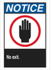 ANSI Z535 Safety Sign - 45073 - Brady Corporation