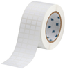 Brady B-422 White Polyester Thermal Transfer Die-Cut Thermal Transfer Printer Label Roll - 0.5 in Width - 3/8 in Height - THT-148-422-10 - 662820-62286 - R. S. Hughes Company, Inc.