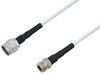 75 Ohm N Male to 75 Ohm N Female Low Frequency Cable 100 cm Length Using 75 Ohm PE-SF200LL75 Coax, RoHS -- PE3TC1201-100CM