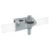 Rotary Latch Striker, Flat Rod Mounting, Steel, Zinc Plate - A5-95-101 - Southco