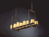 CNDL-8764-10-AMBR-DBRZ Island/Pool Table-Pillar Candle - 750727 - Capital Lighting, Inc.