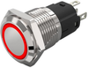 Panel Indicator, Red, 6V, Solder; Led Color Eao - 47AC2718 - Newark, An Avnet Company