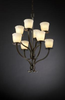 GLA-8788-56-WHTW-DBRZ Mid. Chandeliers-Glass Up - 494902 - Capital Lighting, Inc.