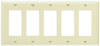 Decorator Openings, Five Gang, White -- TP265W - Image