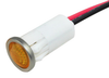 Panel Indicator, 12.7Mm, Amber, 125Vac; Led Color Vcc (Visual Communications Company) - 98Y9983 - Newark, An Avnet Company