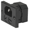 IEC Appliance Inlet C14 with Fuseholder 2-pole - 8843-2 SP - SCHURTER Inc