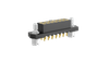 7+7 Pos. Female Receptacle DIL Straight 2mm THT Connector, Slotted Jackscrews, Gold - M80-4031405 - Harwin Plc