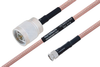 MIL-DTL-17 N Male to SMA Male Cable 12 Inch Length Using M17/60-RG142 Coax - PE3M0014-12 - Pasternack