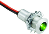 Panel Mount Indicator, Led, 10.1Mm, Green, 1.9V; Led Color Vcc (Visual Communications Company) - 12T9771 - Newark, An Avnet Company