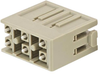 Heavy Duty Insert, Plug, 6Pos; Product Range Harting - 70Y5845 - Newark, An Avnet Company
