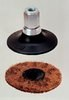 3M Scotch-Brite 7711 Non-Woven Aluminum Oxide Quick Change Disc - Coarse Grade - 3 in Diameter - 07711 -- 051131-07711 - Image