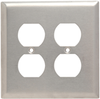 Duplex Receptacle Wall Plate, Two Gang - SSJ82 - Legrand