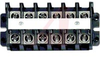 terminal block,barrier,double row,.625 centers,thermoplastic,6 pole,600v,75a - 70193117 - Allied Electronics, Inc.