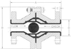 Lined Ball Check Valve -- FiG #220 Lined - Image