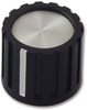 Knob, Plastic, 45Mm, Al Cap; Shaft Type Multicomp - 73M9519 - Newark, An Avnet Company