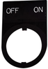 Switch Nameplate, Iec Pushbutton Sw; For Use With Idec - 84C3033 - Newark, An Avnet Company