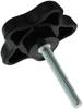 Five Arm/star Clamping Knob, Pp, 57Mm; Shaft Type Davies Molding - 13AC7044 - Newark, An Avnet Company