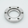 All Titanium DUV Laser Grade Fused Silica Viewport, Zero Length Profile, 1.40″ View Dia, 2.75″ Conflat Flange -- A17424-1-CF - Image