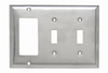 Combination Openings, 2 Toggle Switch & 1 Decorator -- SS226 - Image