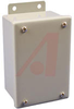 Enclosure; Steel; 4 in.; 3 in.; 4 in.; Wall Mount; Gray; Type 12, 13 - 70165180 - Allied Electronics, Inc.