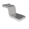 Quarter-Turn Cam Latch Cam, 34mm  Grip, 316 Stainless Steel, Electropolished - E5-9018 - Southco