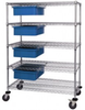 Wire Shelving - Carts - Bin Carts - WRC5-63-2436-93060 - Image