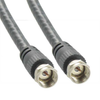 12ft M/M RG6 UL High-Grade F-F Type Connector Coaxial Cable Black -- 205-420BK - Image