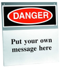 Brady Rectangle Gray / White Preprinted Header - TEXT: DANGER - SH114D - 754473-46394 - R. S. Hughes Company, Inc.