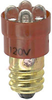 Lamp, LED;T-4 1/2;Cand Screw;Red;Clear;120 VAC/VDC;20 mA;3500 mcd;22 Deg - 70015559 - Allied Electronics, Inc.