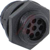 Connector; Socket; 8; 22 to 26 AWG; Crimp and Solder; 5 A; 125 VAC/VDC; UL94V-0 - 70098909 - Allied Electronics, Inc.