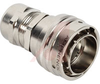 connector,metal circular,straight plug w/metal gland,rj45 ethernet,nickel finish - 70026531 - Allied Electronics, Inc.