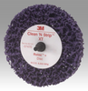 3M Scotch-Brite 7470 Non-Woven Silicon Carbide Quick Change Disc - Very Coarse Grade - 4 in Diameter - 1/2 in Center Hole - 07470 -- 051131-07470 - Image