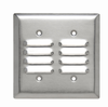 Louver, Two Gang Vertical, 302 Stainless Steel - SS772 - Legrand