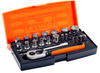 Socket Set 1/4 Drive 25 Piece; Kit Contents Bahco - 60R3817 - Newark, An Avnet Company