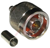 connector,rf coaxial,n straight crimp plug,captive contact,for rg59,62,50 ohm - 70031990 - Allied Electronics, Inc.