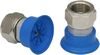 Flat suction cup (round) for very dynamic handling of smooth and oily workpieces SAF 30 NBR-45 G3/8-IG - 10.01.01.11420 - Schmalz Inc.