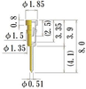 Small Size Socket Pin - JL0020-GG - JC Cherry, Inc.
