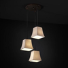 POR-8818-40-WFAL-DBRZ Mini Pendants-3 Light Cluster - 670645 - Capital Lighting, Inc.
