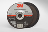 3M Ceramic Depressed-Center Wheel - 36 Grit Very Coarse Grade - 6 in Diameter - Thickness 1/4 in - 66550 -- 051115-66550 - Image