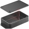 Enclosure, Utilibox; ABS Plastic; 2.85 in. L x 1.10 in. W x 4.21 in. H; Black - 70148541 - Allied Electronics, Inc.