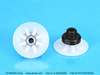 F Series Flat Vacuum Cup - A-3250036S - ANVER Corporation