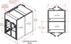 2-Unit Tunnel  Double Door Air Shower -- CAP701KD-ST2-109108 - Image