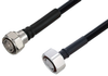 Fire Rated 4.3-10 Male to 7/16 DIN Male Low PIM Cable 200 cm Length Using SPF-375 Coax Using Times Microwave Parts - PE3C6506-200CM - Pasternack