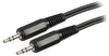 Cable, 3.5Mm Stereo Plug, 6Ft, Black; Connector Type A Multicomp Pro - 26W6336 - Newark, An Avnet Company