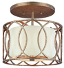 Semi-Flush Mts.-Drum Shade - 22676 - Light Center (The)