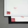 3M Clean-Walk 5840 White / Black Frame & Mat Set Floor Mats & Mat Frames - 31 1/2 in Width x 25 1/2 in Length - 55724 -- 021200-55724